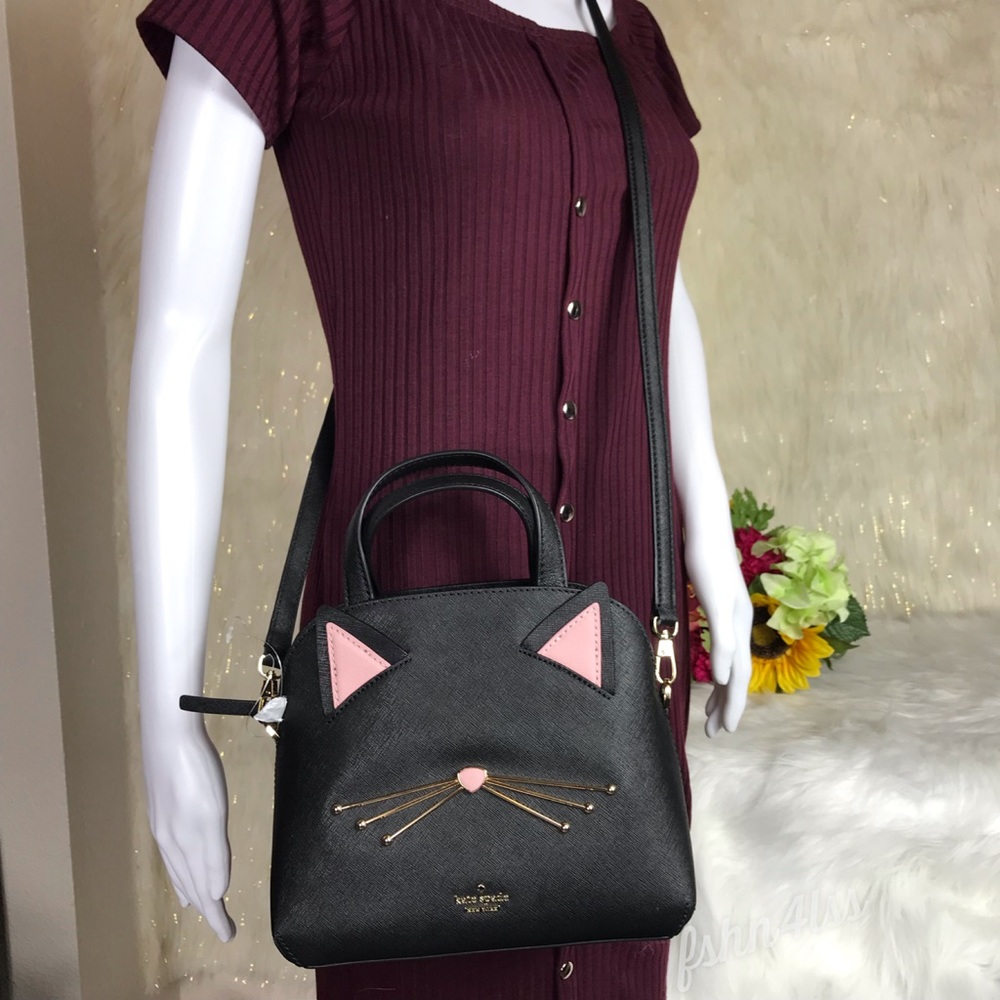 KATE SPADE CAT’S MEOW SMALL LOTTIE SATCHEL - Picture 6 of 8